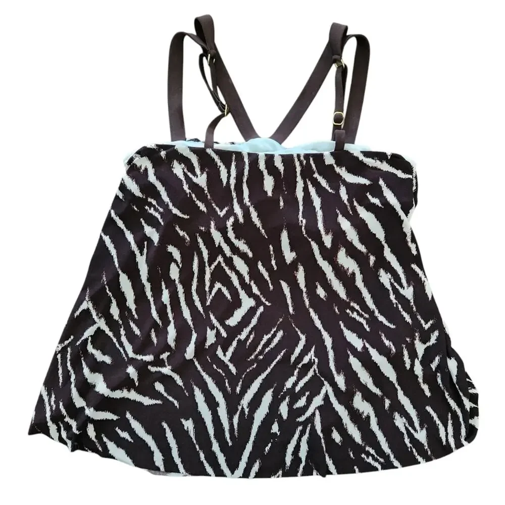 MagicSuit By MiracleSuit‎ Swim Tankini Top 8 Beach Vacation Resortwear